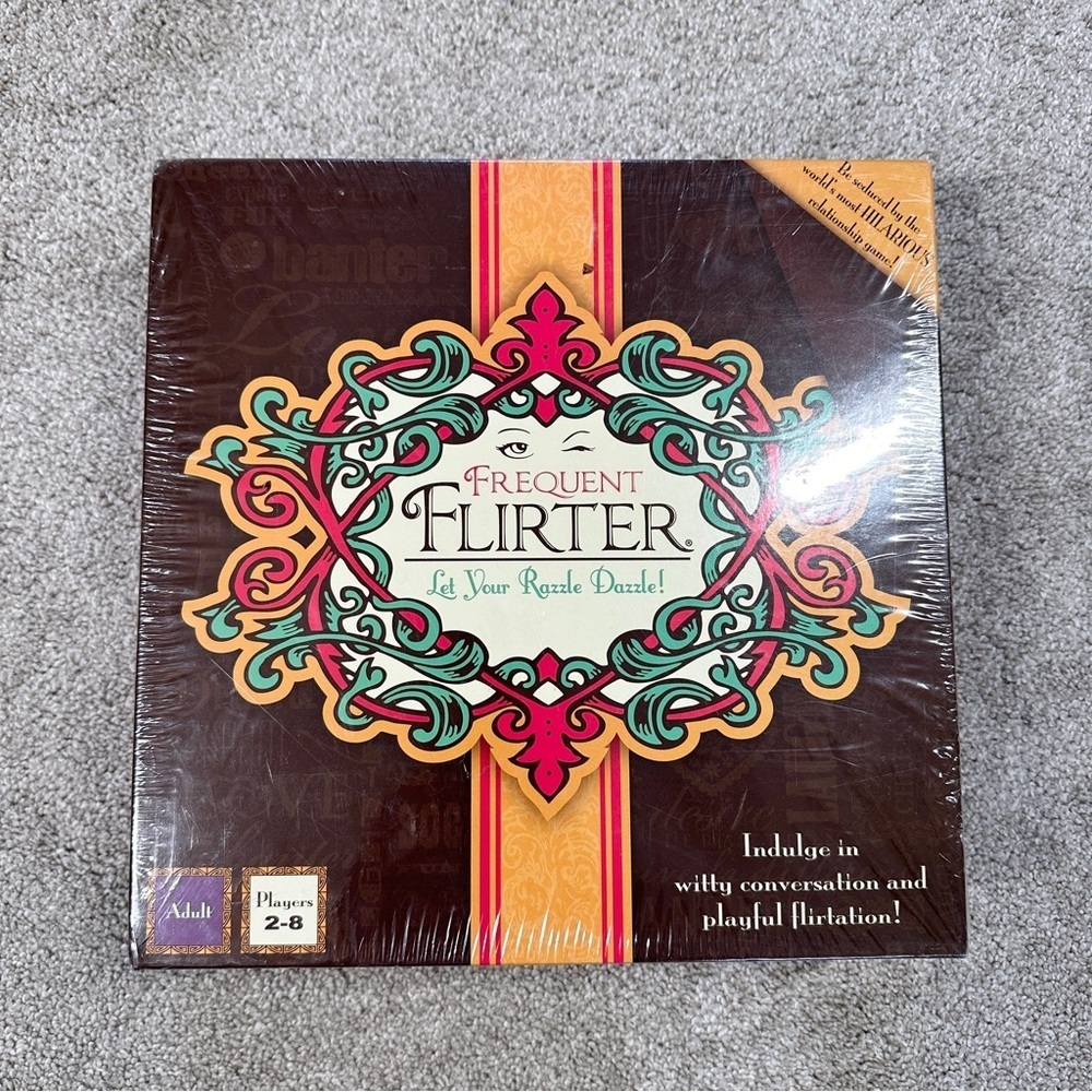 Frequent Flirter Let Your Razzle Dazzle Board Game New in Box Sealed